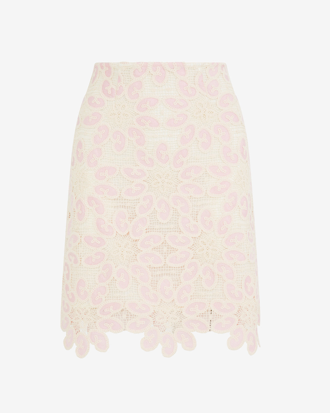 Draper James Pink Multi Fauxchet Skirt
