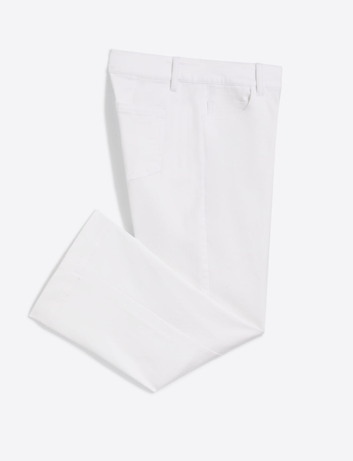Draper James Magnolia White Wide Leg Jeans in White Denim