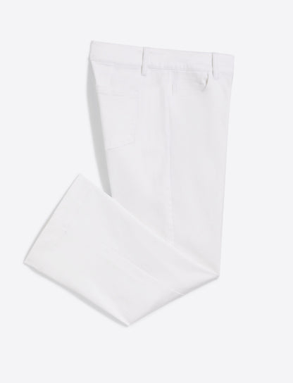 Draper James Magnolia White Wide Leg Jeans in White Denim