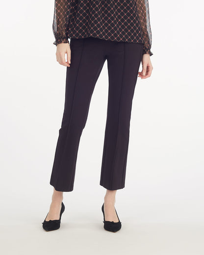 Draper James Black Knit Pants in Ponte – Classic Fit