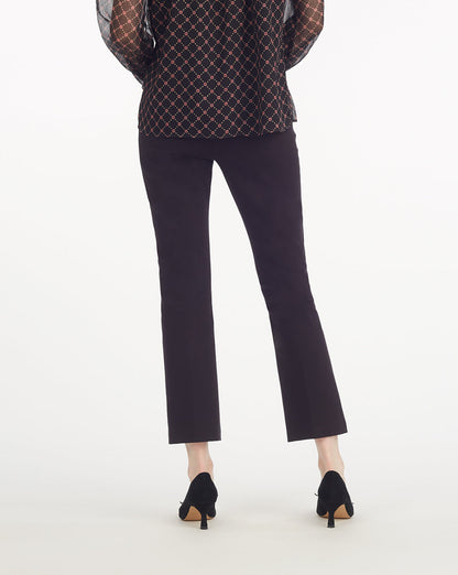 Draper James Black Knit Pants in Ponte – Classic Fit
