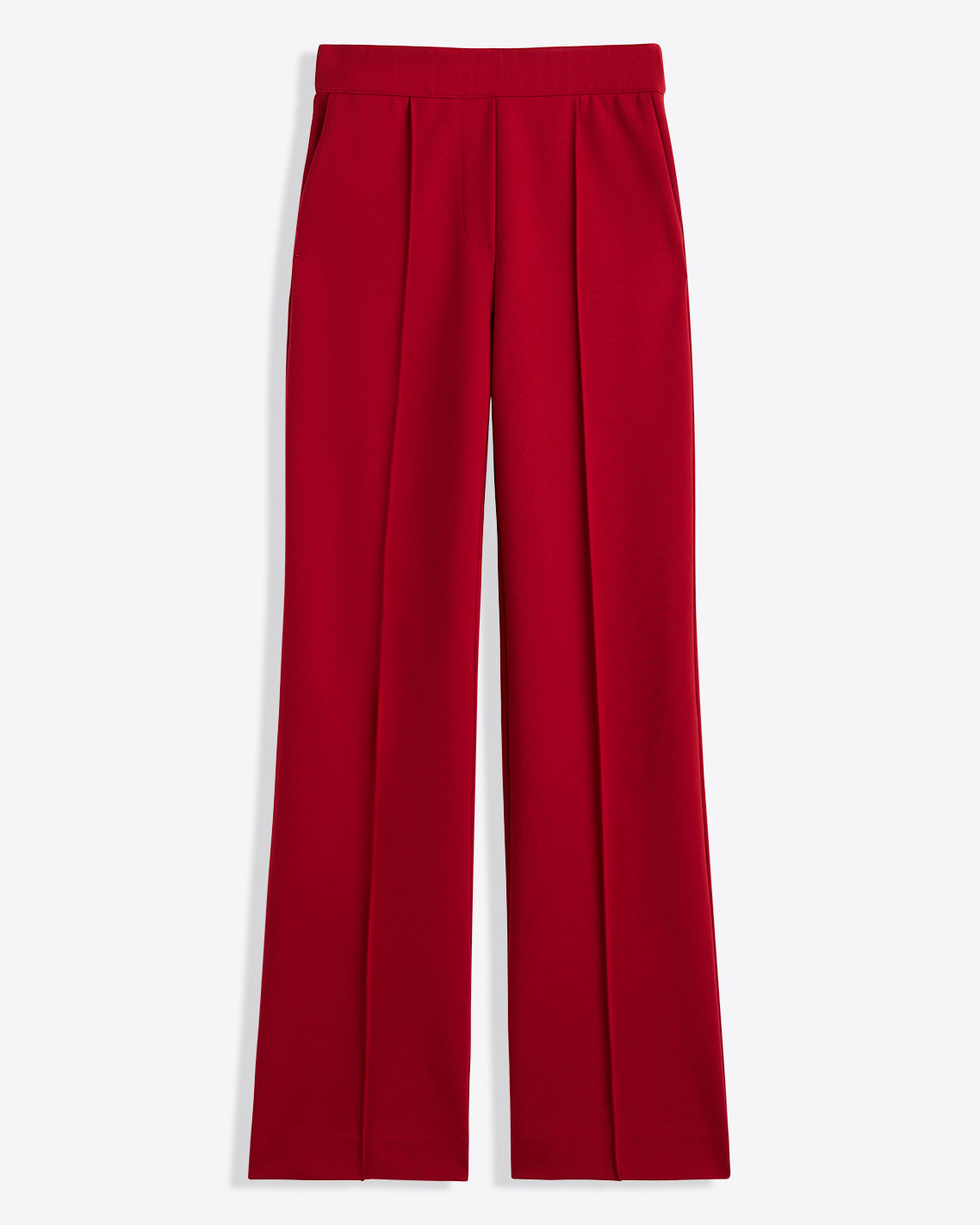 Draper James Red Flare Pants in Ponte – Navy
