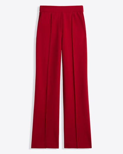 Draper James Red Flare Pants in Ponte – Navy