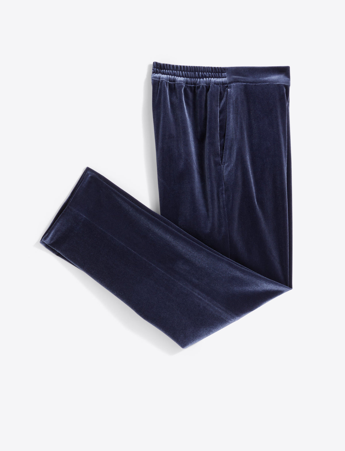 Draper James Nassau Navy Pull on Pants in Velvet