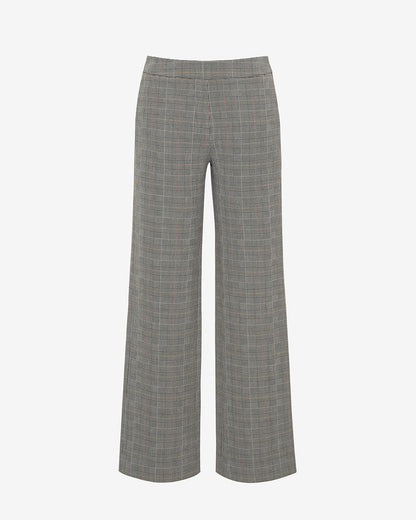Draper James Glen Plaid Wide Leg Glen Check Pant