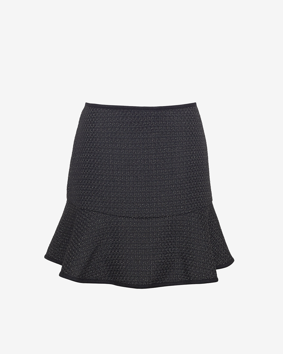 Draper James Black Mini Flounce Skirt | Women's Mini Skirts by Draper James
