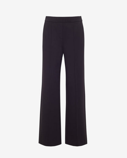 Draper James Black Flare Pants in Ponte – Classic Black