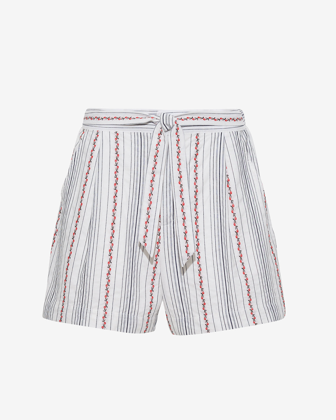 Draper James Magnolia White Tie Waist Short | Women's Shorts by Draper James