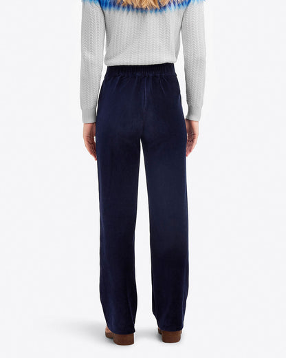 Draper James Nassau Navy Corduroy Pants | Women's Fall Pants by Draper James