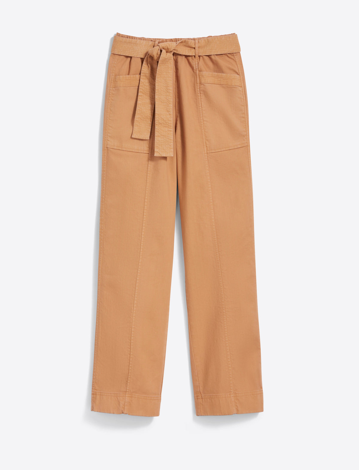 Draper James Camel Utility Pant in Cotton Twill