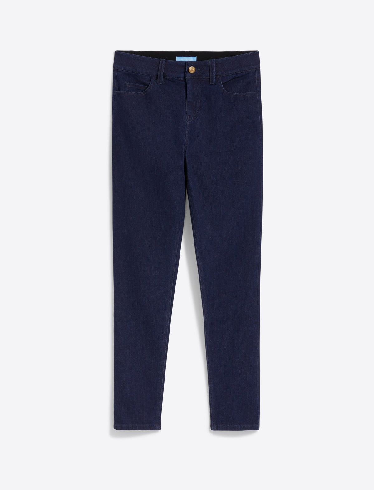 Draper James Dark Wash Mid-Rise Slim Jeans in Dark Wash