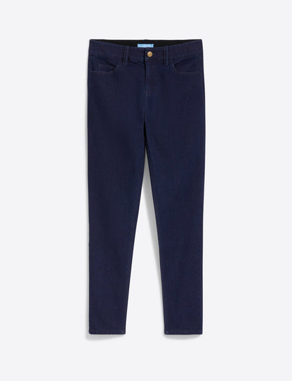 Draper James Dark Wash Mid-Rise Slim Jeans in Dark Wash