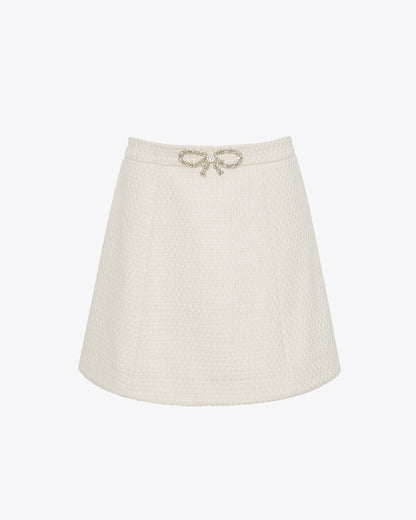 Draper James Vanilla Mini Skirt in Vanilla