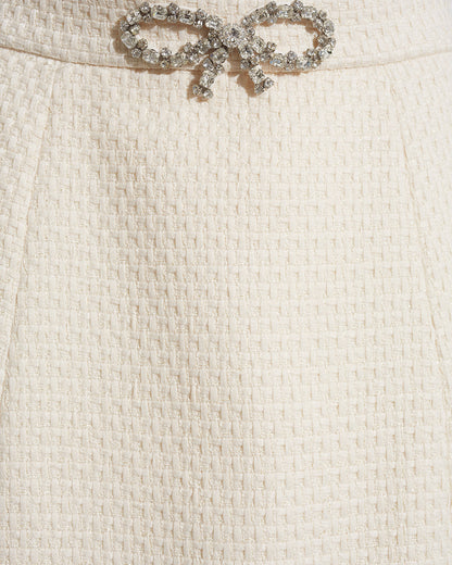 Draper James Vanilla Mini Skirt in Vanilla