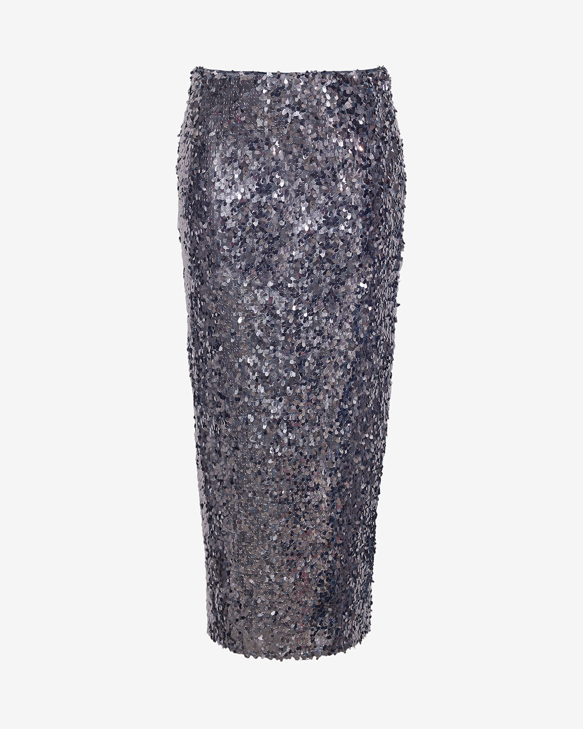 Draper James Silver Midi Skirt in Sequins – Sparkle Edition