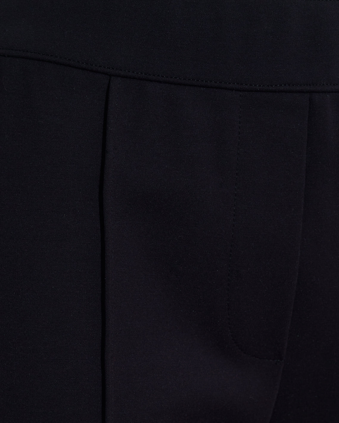 Draper James Black Trousers with Feather Trim