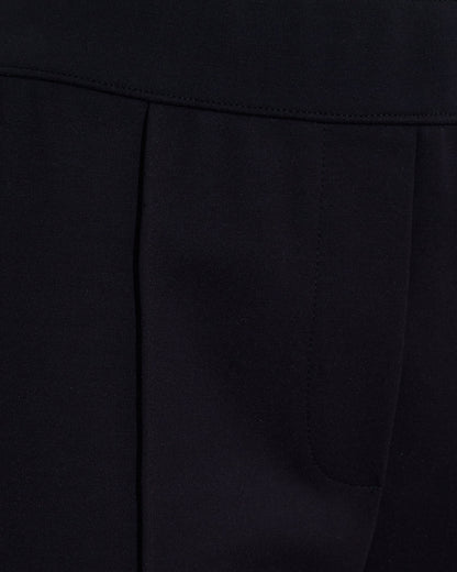 Draper James Black Trousers with Feather Trim