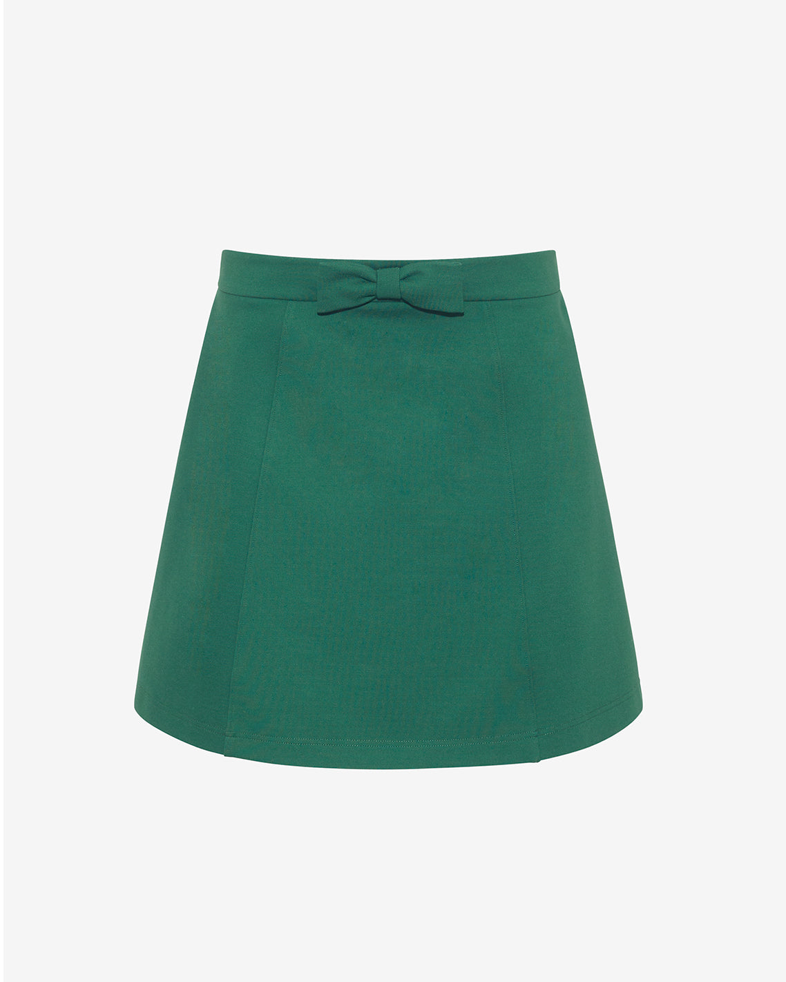 Draper James Evergreen Ponte Mini Skirt in Evergreen Ponte