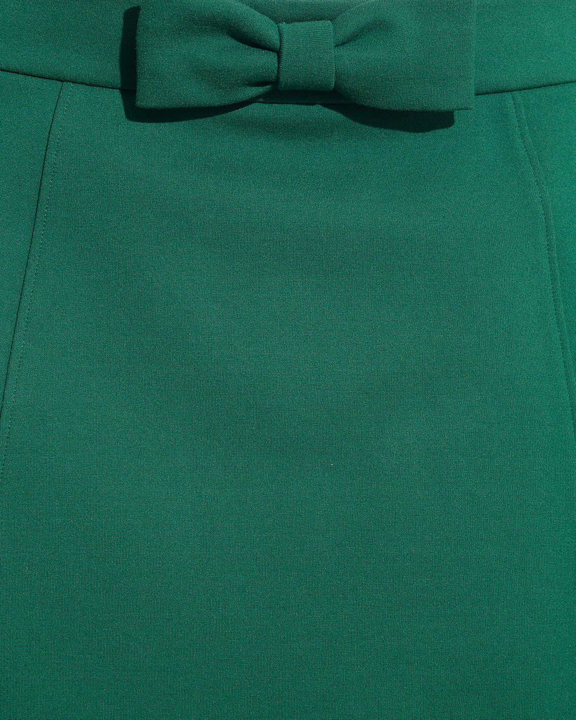 Draper James Evergreen Ponte Mini Skirt in Evergreen Ponte