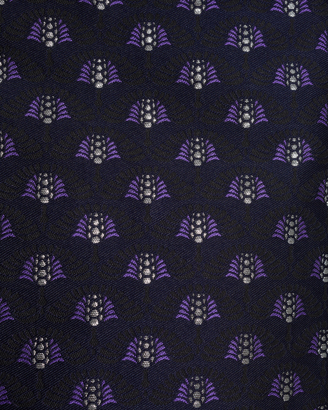 Draper James Blue Mini Skirt in Fan Floral Jacquard