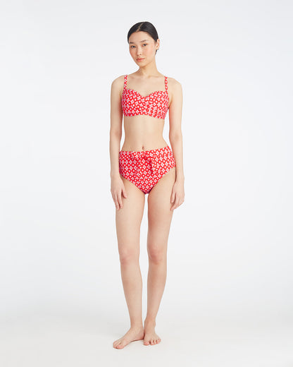 Draper James Red Geo Red Geo Swim Bottoms | Women's Swimwear
