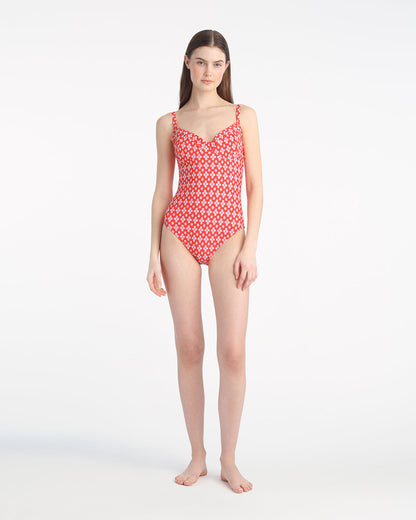 Draper James Red Geo Red Geo One Piece