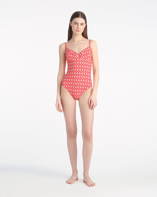 Draper James Red Geo Red Geo One Piece