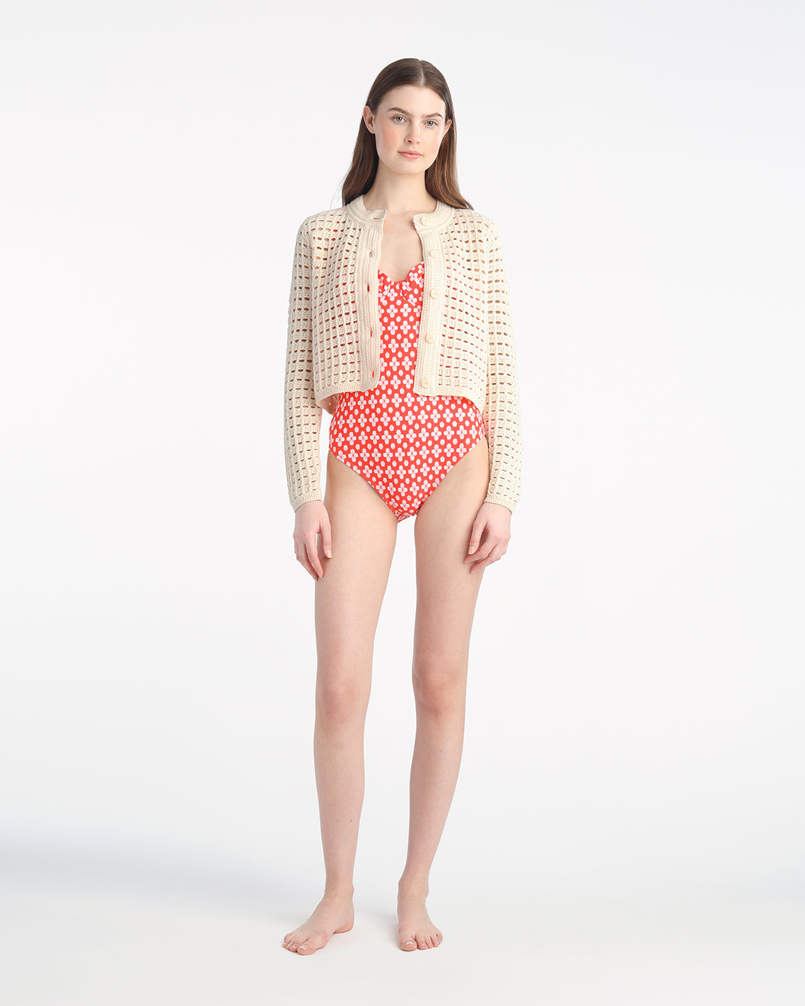 Draper James Red Geo Red Geo One Piece