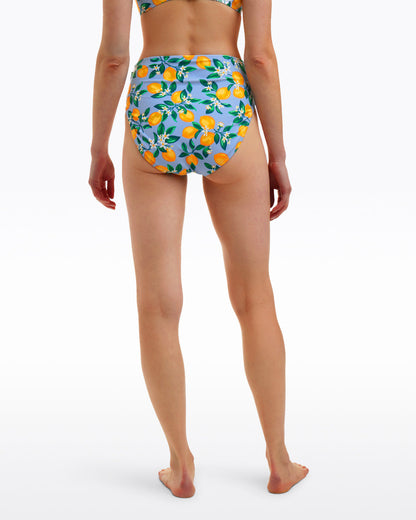 Draper James Lemon Blossom Lemon Blossom High Waist Bottom with Belt