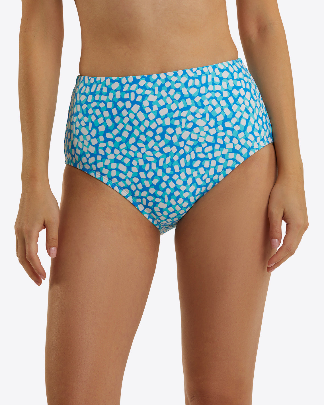 Draper James Blue Square Dot Tankini Bottom | Women's Swimwear by Draper James