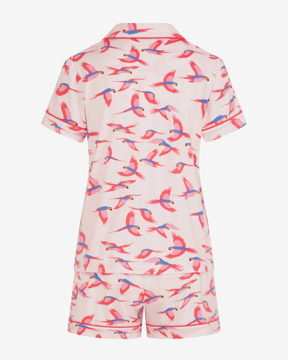Draper James Pink Multi Sara Pajama in Pink Parrot