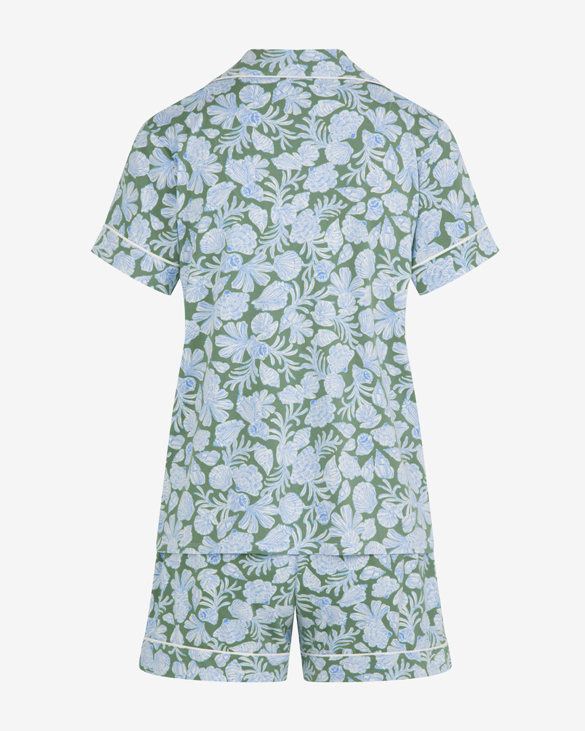 Draper James Green Multi Sara Pajama in Shell Fan
