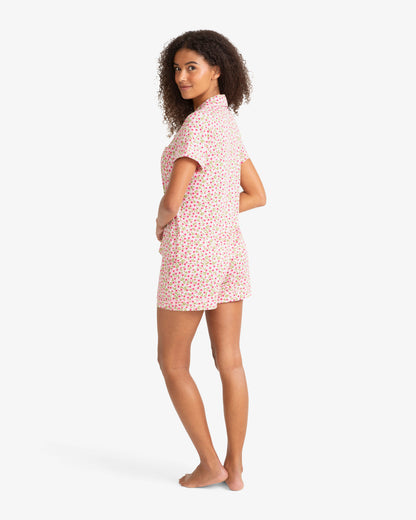 Draper James Pink Multi Sara Pajama in Wild Rose
