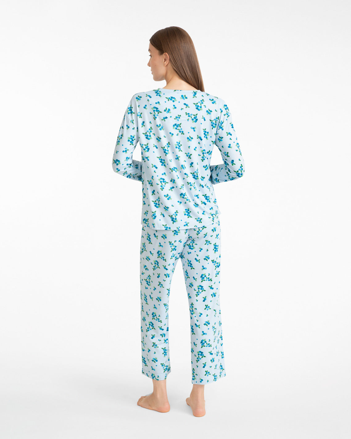 Draper James Blue Multi Amelia Pajama Set in Berries