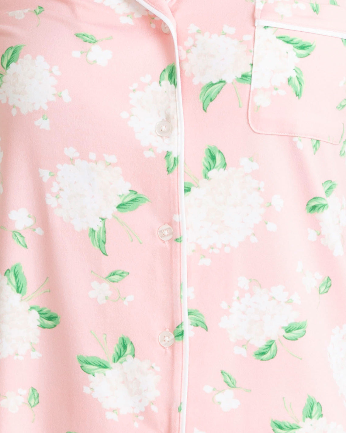 Draper James Pink Multi Linda Pajama Set in Hydrangeas