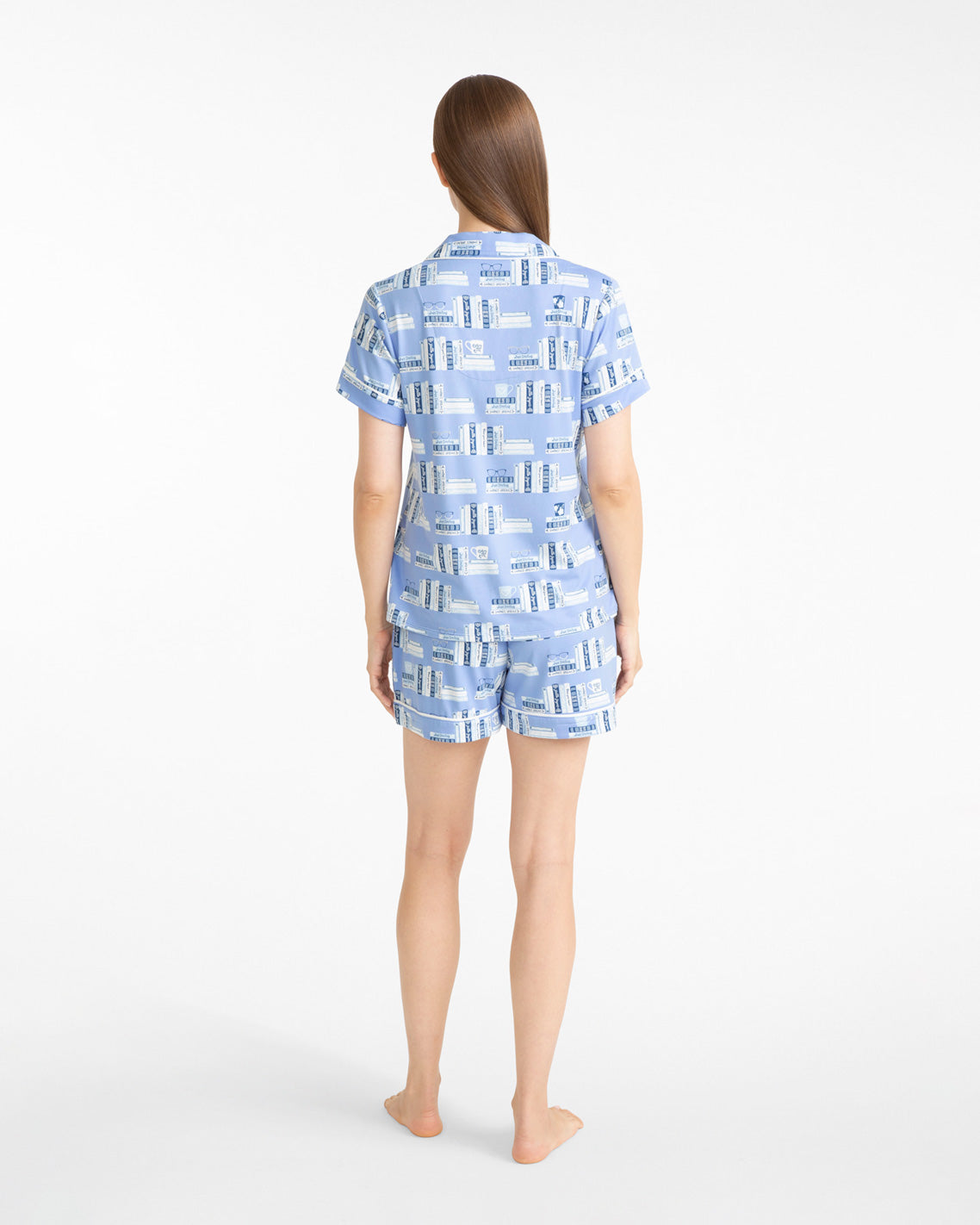 Draper James Blue Multi Sara Pajama Set in Bookstack