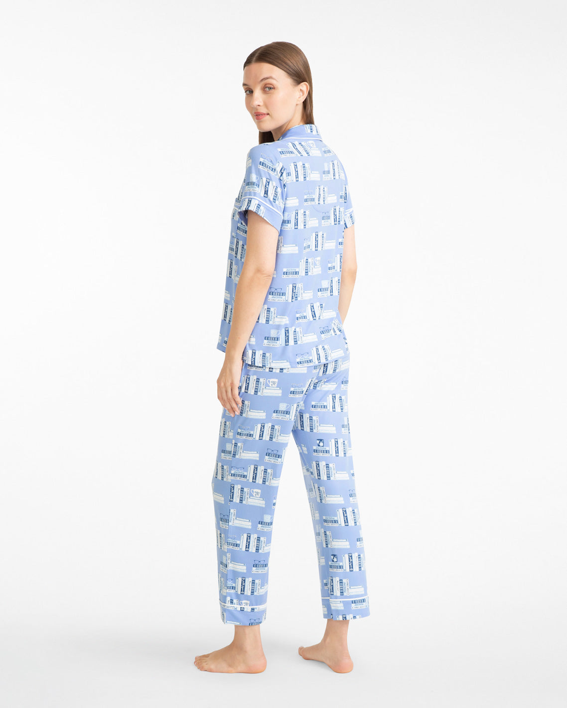 Draper James Blue Multi Linda Pajama Set in Bookstack