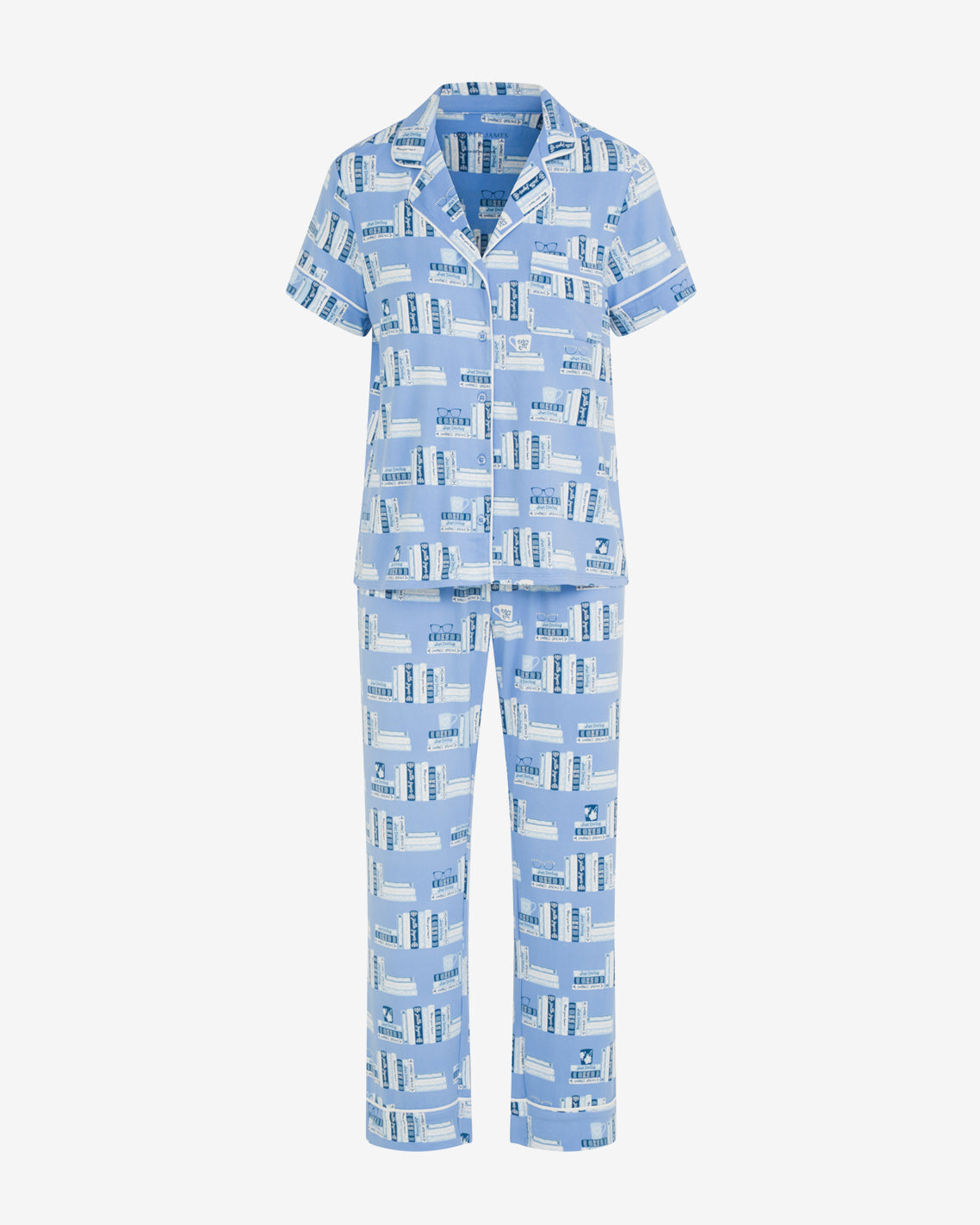 Draper James Blue Multi Linda Pajama Set in Bookstack