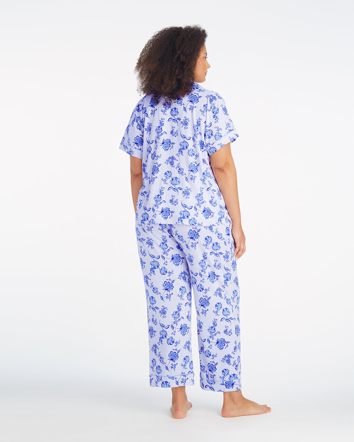 Draper James Magnolia Toile Linda Pajama Set in Magnolia Toile