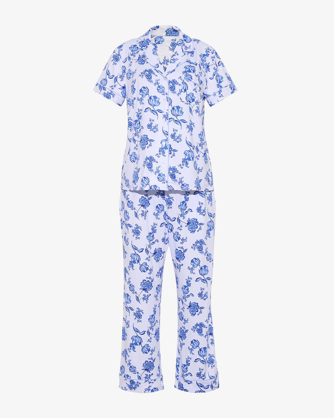Draper James Magnolia Toile Linda Pajama Set in Magnolia Toile