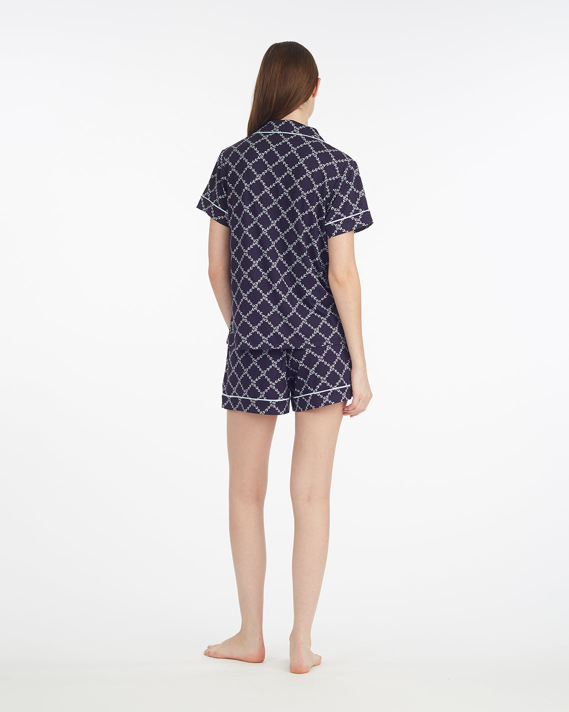 Draper James Vine Lattice Sara Pajama Set in Vine Lattice