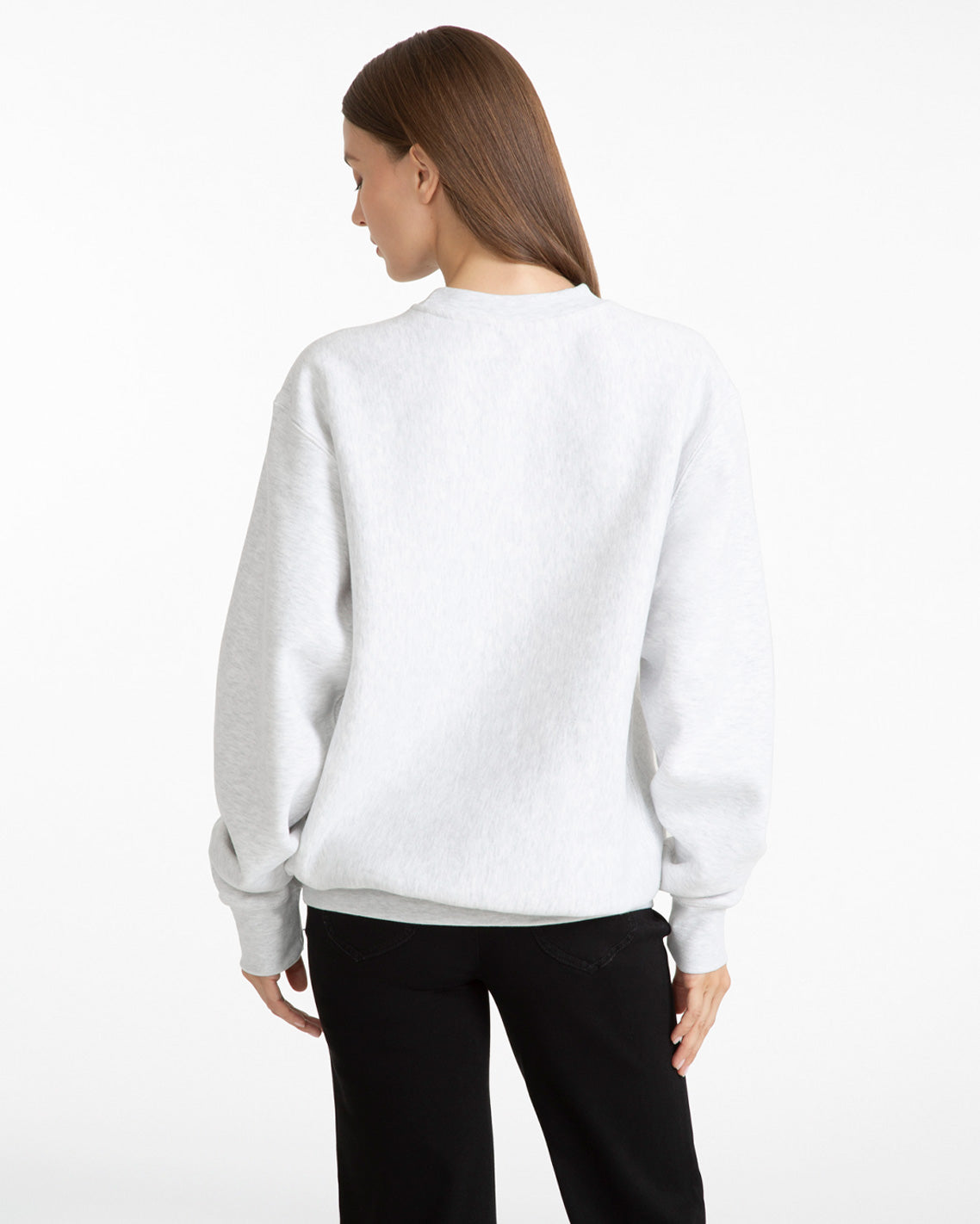 Draper James Grey Nashville Crewneck Sweatshirt in Grey