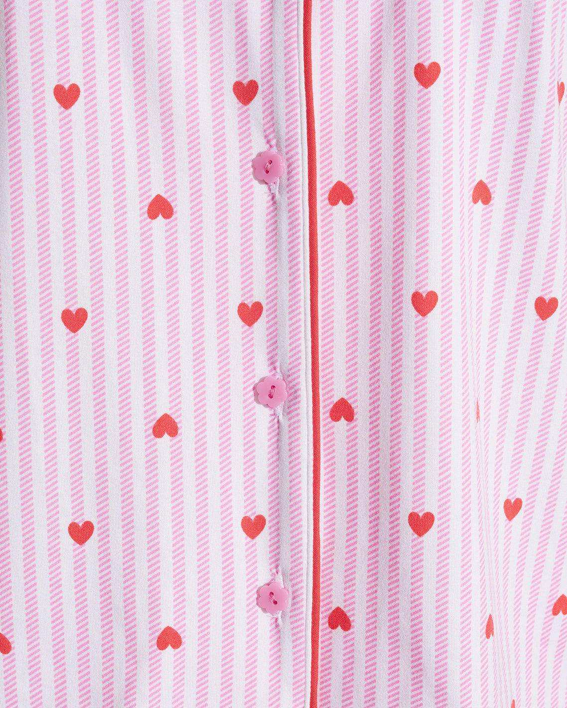 Draper James Sweetheart Stripes Linda Pajama Set in Sweetheart Stripes
