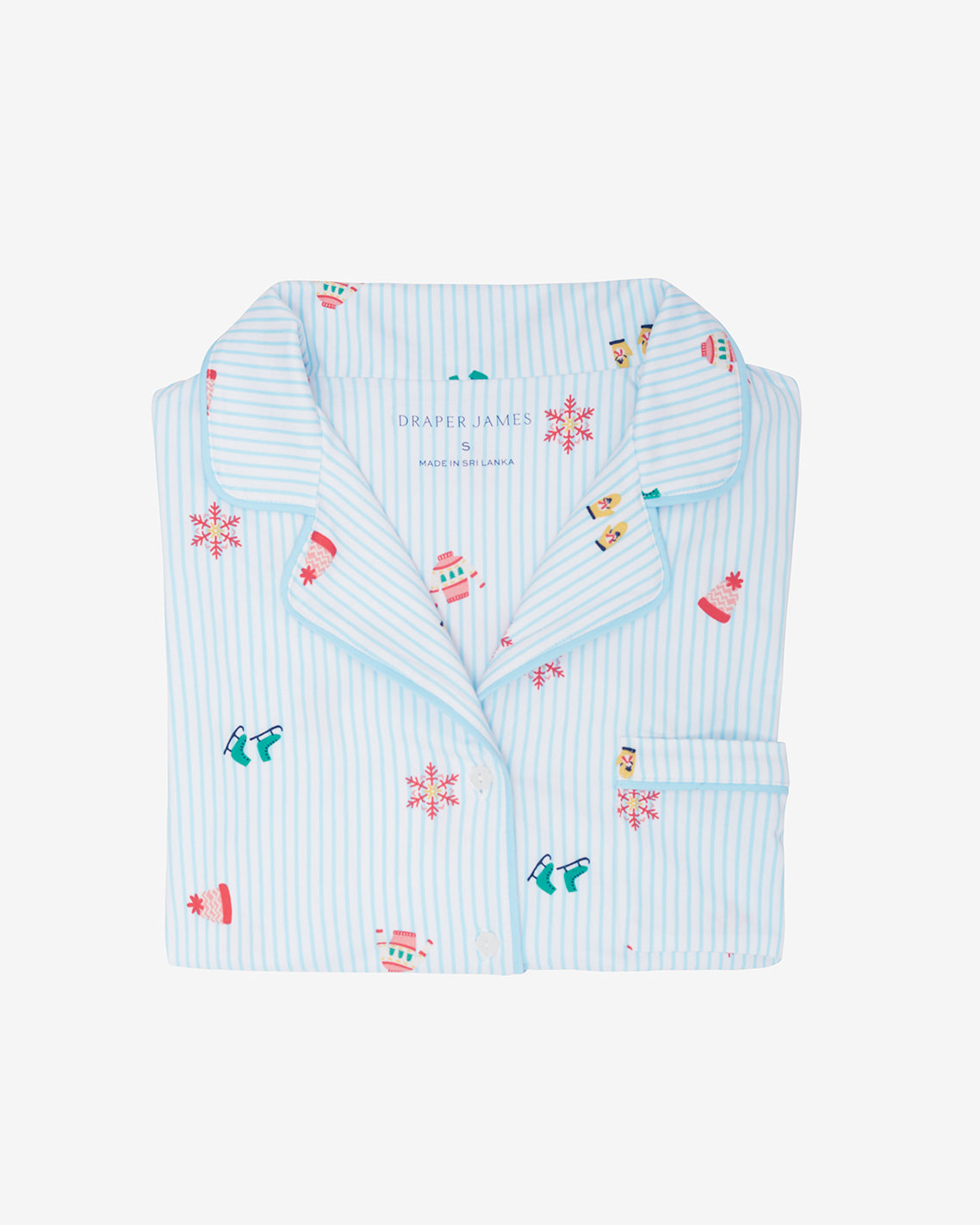 Draper James Winter Wonderland Linda Long-Sleeve Pajama Set in Winter Wonderland