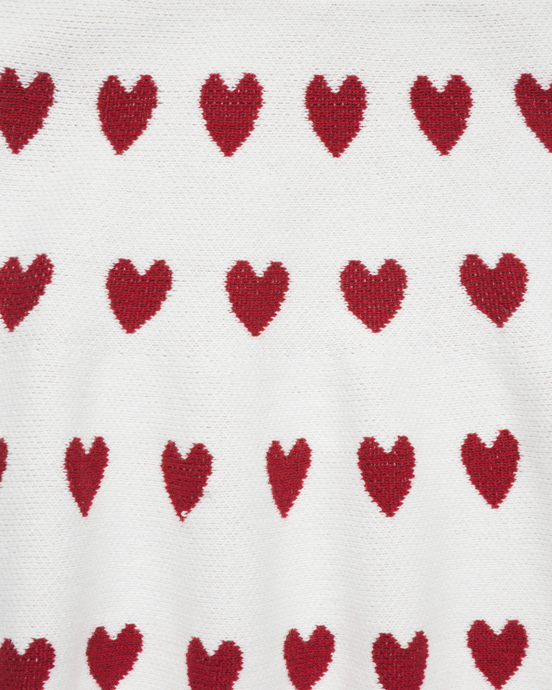 Draper James Lipstick Red Multi Sweater Knit Skirt Set with Headband in Heart Print