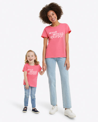 Draper James Pink Kids WWDD Pink T-Shirt