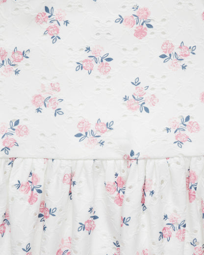 Draper James Pink Multi Jacket Floral Dress Set in Pink