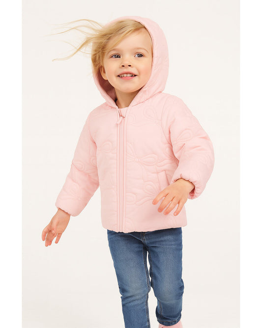 Draper James Light Pink Girls Zip Up Jacket