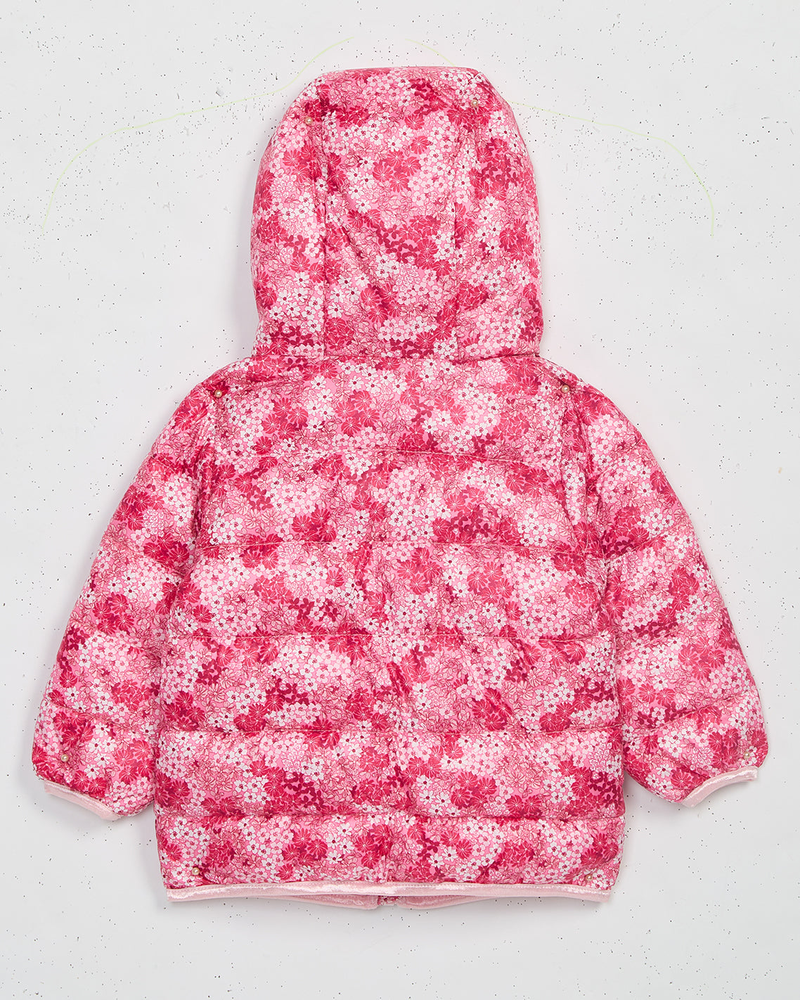 Draper James Pink Girls Zip Up Printed Coat