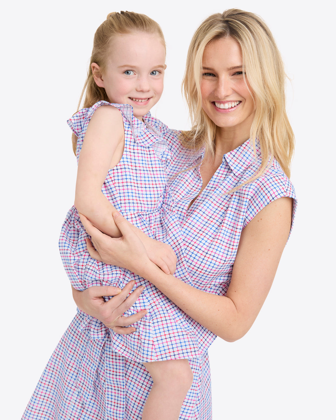 Draper James Stitched Grid Girls Ruffle Dress | Kids Dresses by Draper James